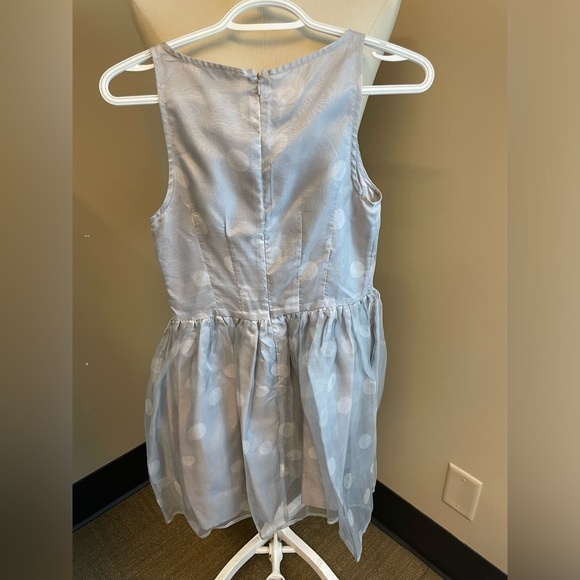 Rachel Antanoff Polka Dot above the knee Grey Fit/Flare Dress - women’s Size XS - Picture 5 of 7